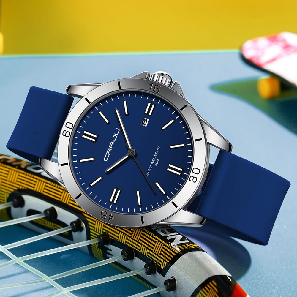 Crrju New 5025 Men's & Ladies' Waterproof Watch