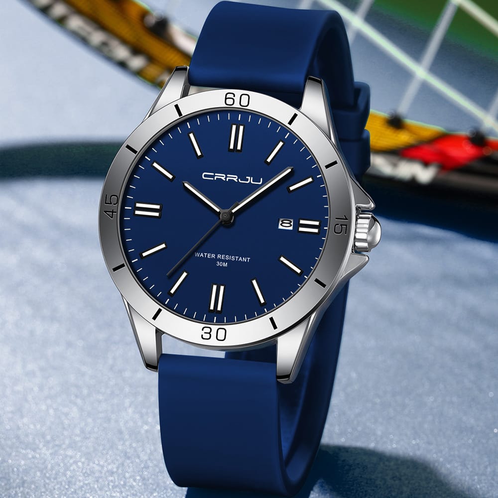 Crrju New 5025 Men's & Ladies' Waterproof Watch