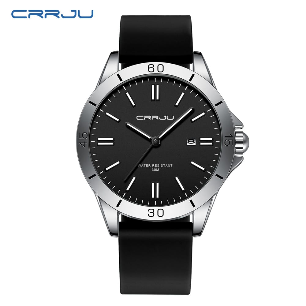 Crrju New 5025 Men's & Ladies' Waterproof Watch