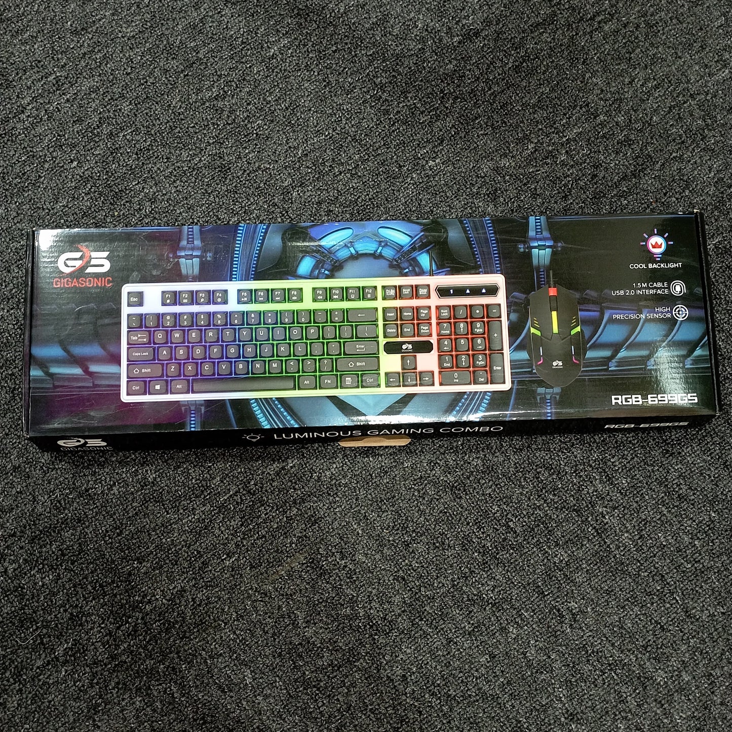 RGBB 699GS RGB usb Keyboard Mouse