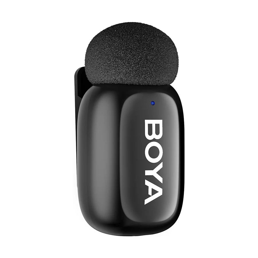BOYA mini-14-B The World's Tiniest Wireless Microphone (1RX, 2TX) for android devices